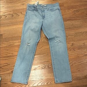 Levi's Light Blue Straight Leg Jeans